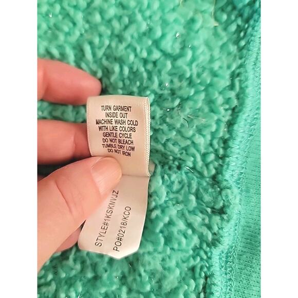 Long Sleeve Silver Stripe t-shirt w/ Green Sparkle Vest Size Medium Girls - Picture 8 of 9